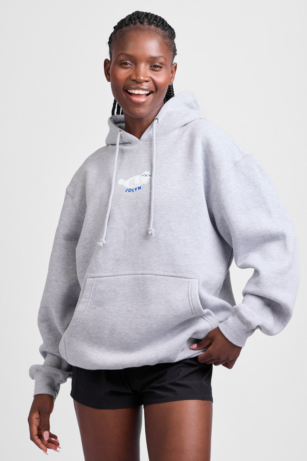 Jolyn Raine Hoodie - Seal - 상세 이미지 3