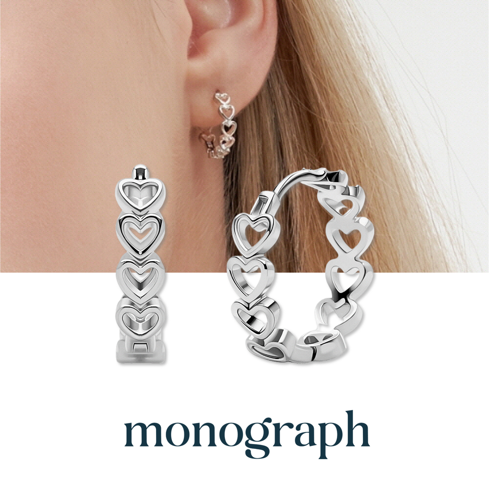 모노그래프 티나 귀걸이 실버 925 MGERS239 Silver Plated - 상세 이미지 4