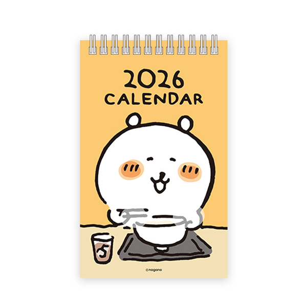 2026년 담곰이 미니 캘린더 달력 신년 선물 캐릭터 농담곰 나가노 굿즈 제품 이미지