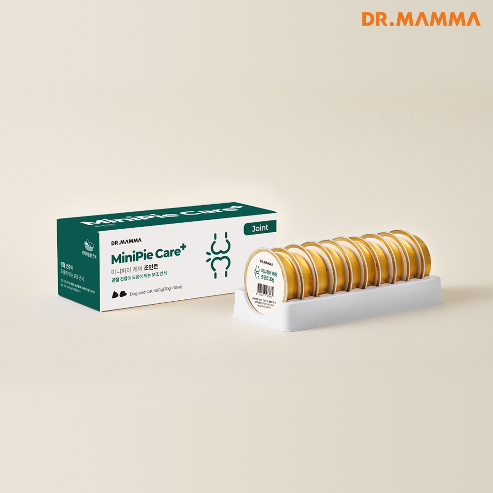 닥터맘마 미니파이 케어 관절 강아지 캔 통조림 파우치 간식 30g x10개입