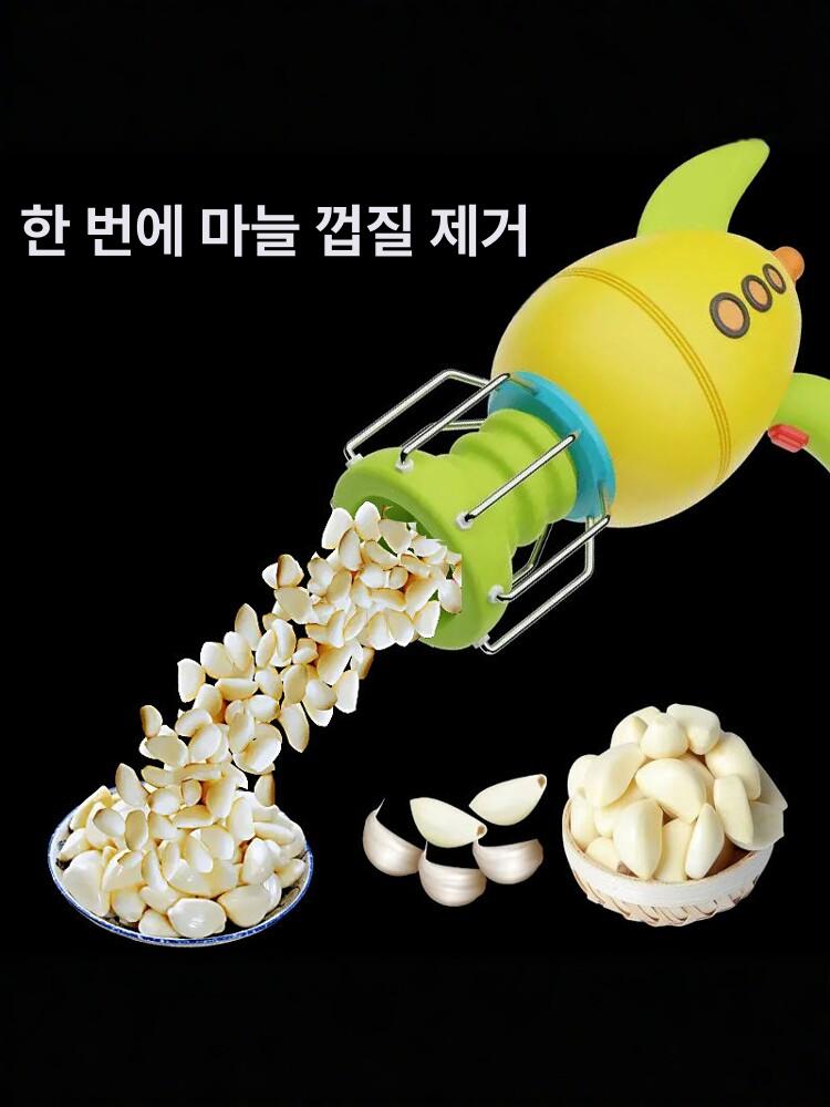 실리콘 마늘 껍질 제거기 손잡이 주방용 빠른 탈피기 까는 도구 1개입 - 상세 이미지 2