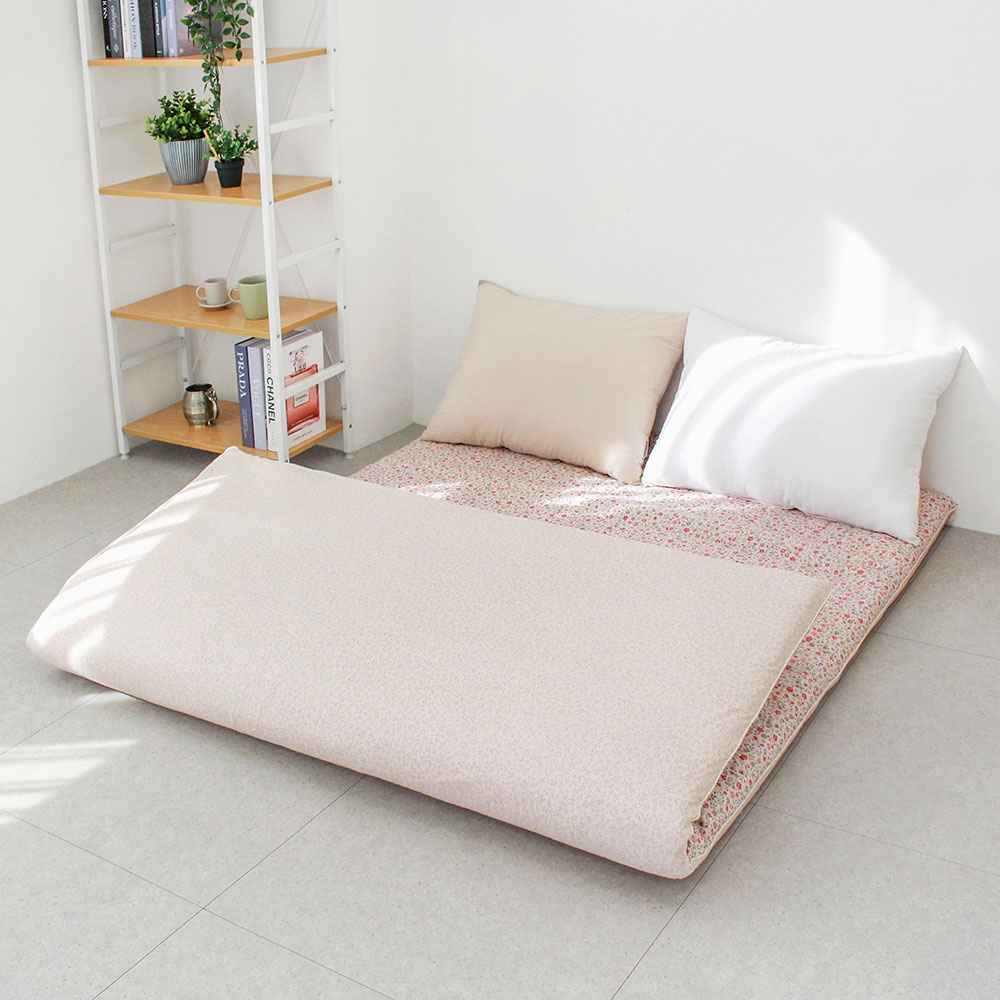 아르떼베딩 바닥에까는 순면 누빔 요커버 (요솜없음) 비올라 5/8cm 공용