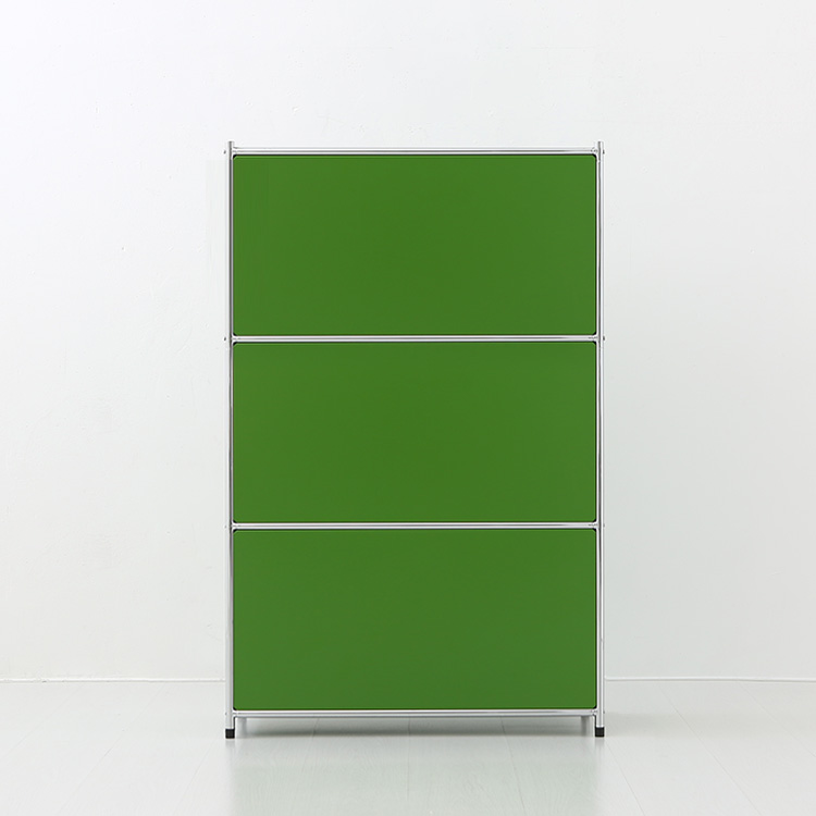 심플리 수납장 BC262 770x400x1200mm, 3단, 그린 8223.2733 이미지 8