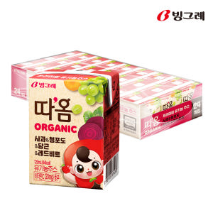 빙그레 따옴 오가닉 유기농 주스 사과 청포도 당근 레드비트, 120ml,... 맛있게 먹은 솔직 후기 - 상품 이미지 2