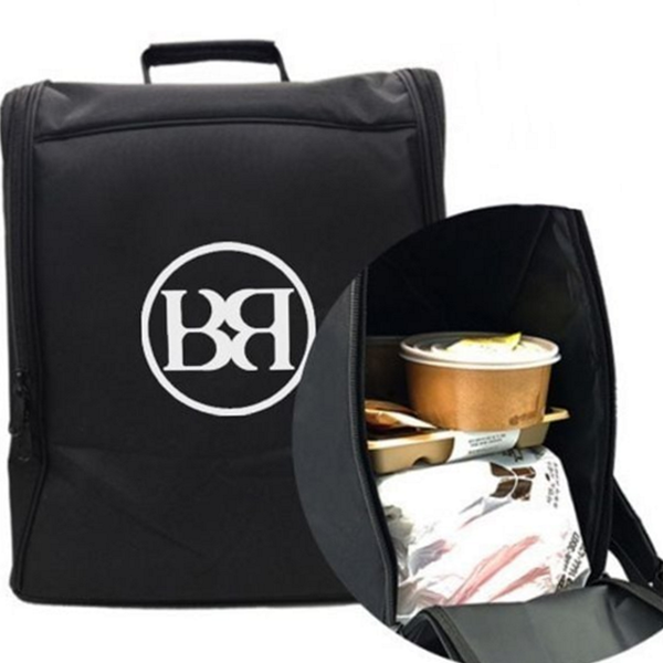 대용량 배달용 가방 지퍼형 배달용 백팩 음식 도보