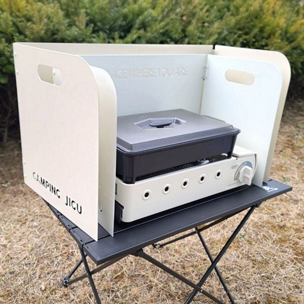 휴대용 캠핑용 버너 가림막 스토브 접이식 버너 바람막이 그리들 야외