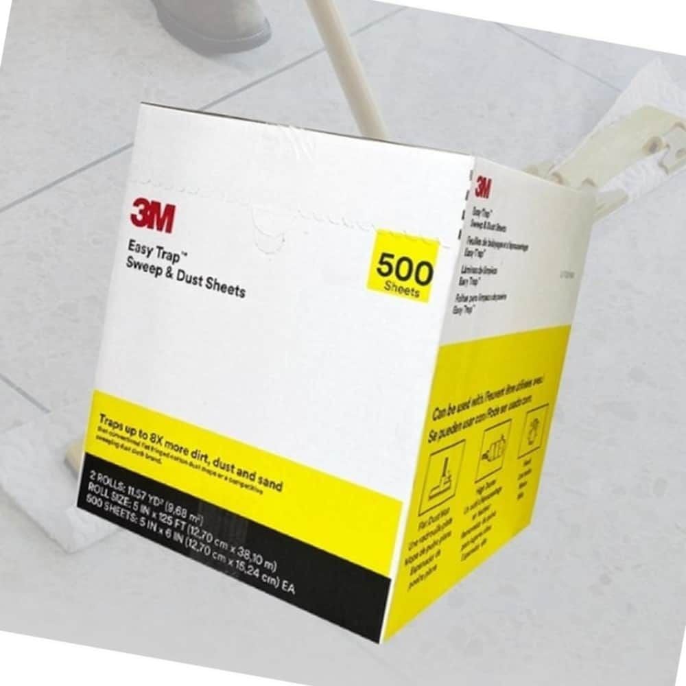 청소포 127x152mm 500매 먼지청소 먼지떨이 물걸레 - 상품 이미지