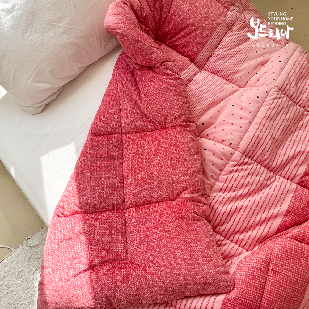 보드리아 1+1 데이나 겨울 먼지없는 극세사 싱글 차렵이불 S 두꺼운 겨울이불