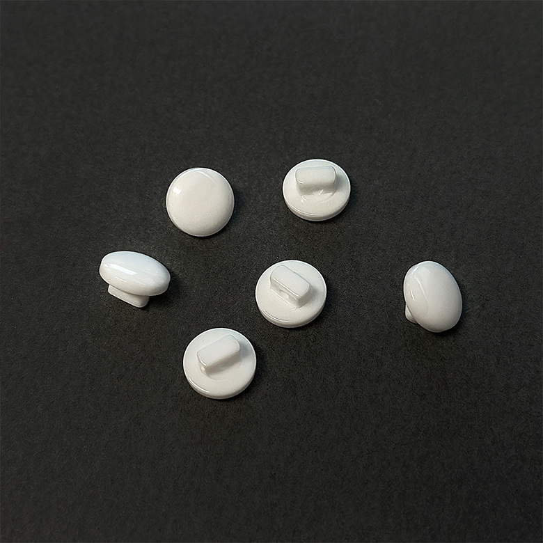 (20p) 10mm 플랫 콩단추 꼬다리단추 - 상품 이미지