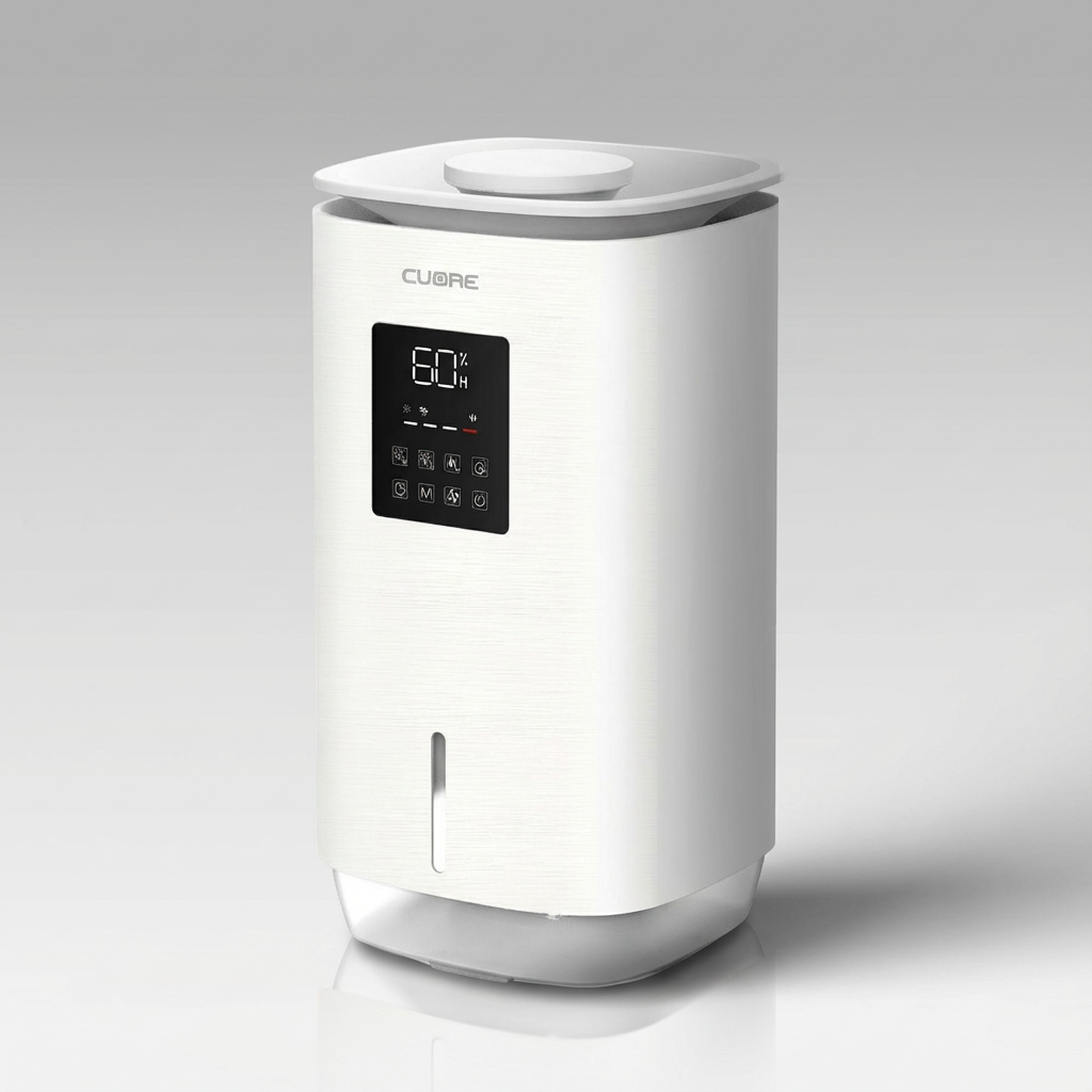 자연 기화식 가습기 간편세척 디지털 까르페 대용량 공기청정 습도조절 효과 증발식