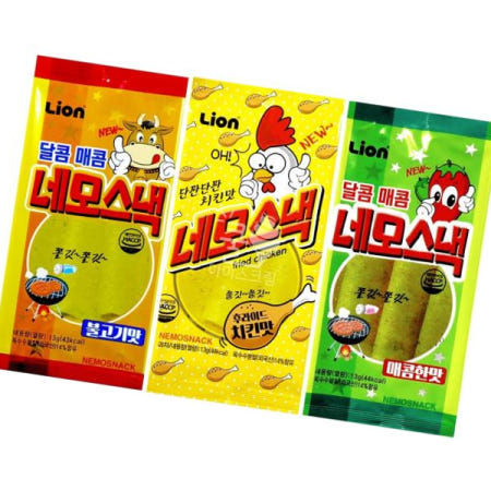 매콤한맛 단짠단짠 네모스낵 3종세트