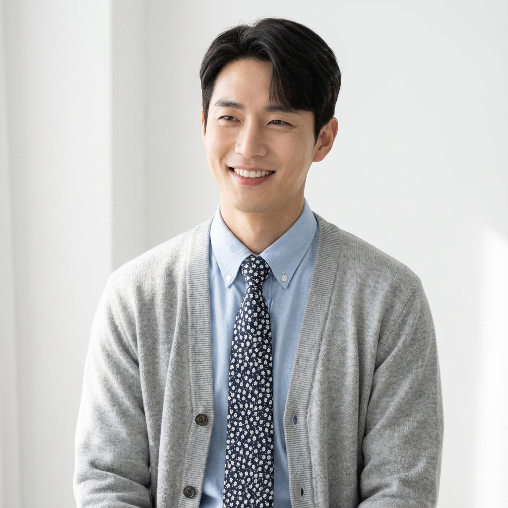 엠스코프 스몰 플라워 남성 지퍼형 자동넥타이 MN526 이미지 6
