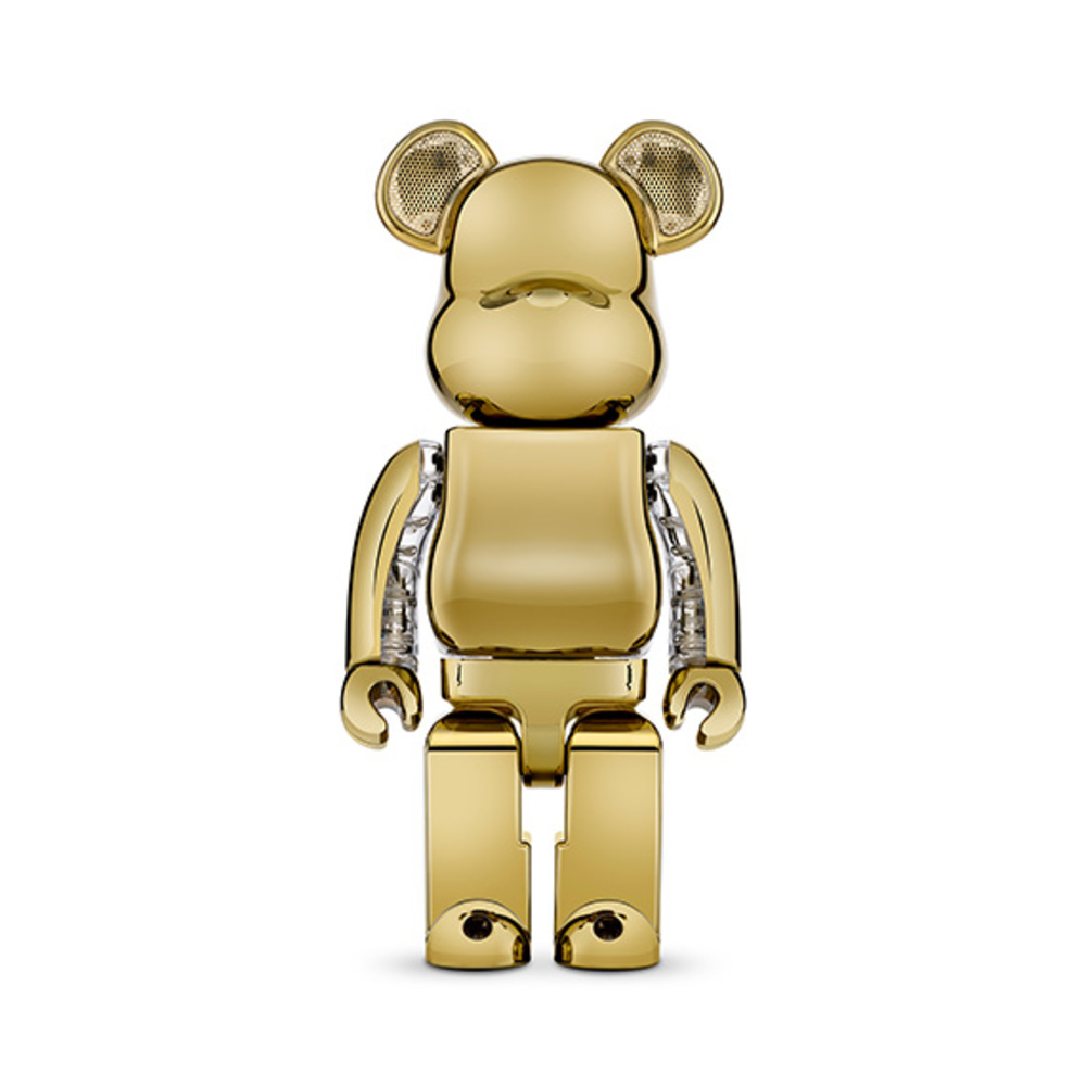 BEARBRICK Audio [베어브릭 오디오] 블루투스 스피커 (400% Chrome Metals Collection) - 상세 이미지 3