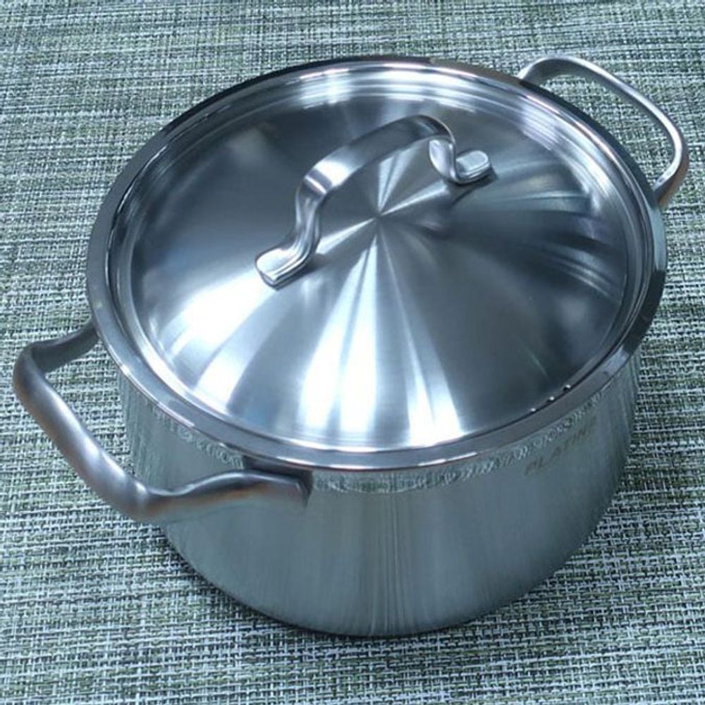 키친플라워 인덕션 곰솥 냄비 찜냄비 찜기 들통 18cm - 상품 이미지