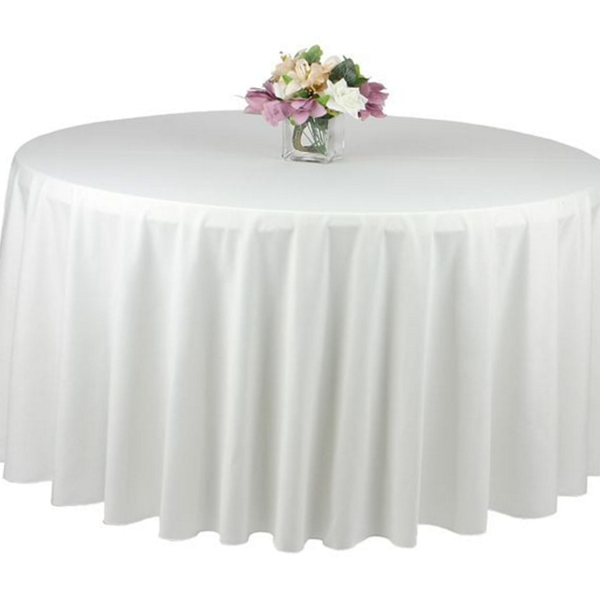 대형 원형 식탁보 행사용 원형 테이블보 폴리에스테르 260cm