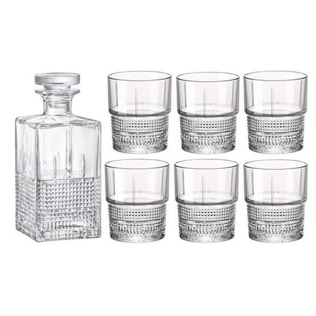 보르미올리 위스키 디캔터 유리잔 세트 750ml 7종 - 메인 이미지