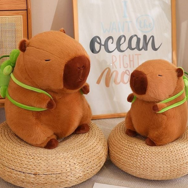 귀여운 카피바라 인형 애착인형 거북이 인형 대형 동물 봉제 - 상품 이미지