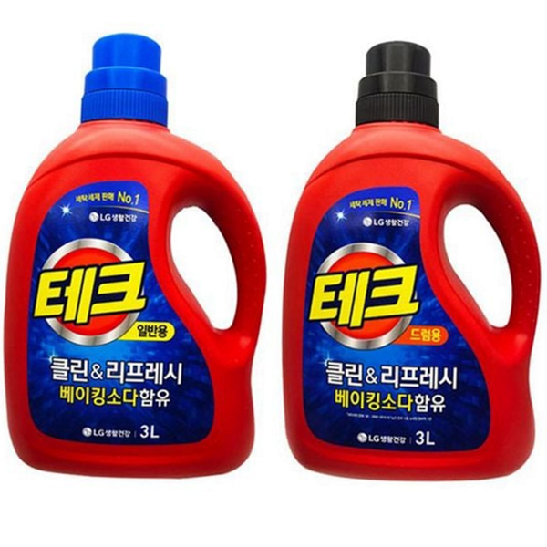 리프레시 액체 세탁 세제 향기 일반용 액체 세제 세탁용 대용량 - 상품 이미지