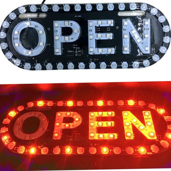 광고 매장 오픈 간판 전광 led 오픈 간판 실내 상가 - 상품 이미지