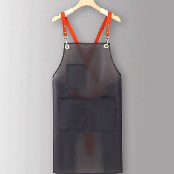 바리스타 방수 앞치마 가벼운 반투명 앞치마 주방용 카페 생활