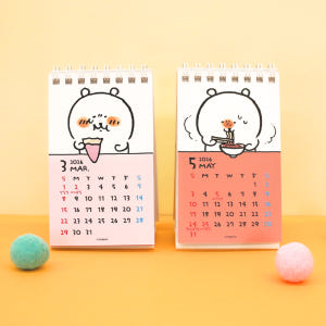 2026년 담곰이 미니 캘린더 달력 신년 선물 캐릭터 농담곰 나가노 굿즈 실사용 후기 | 효과 있을까? - 상품 이미지 4