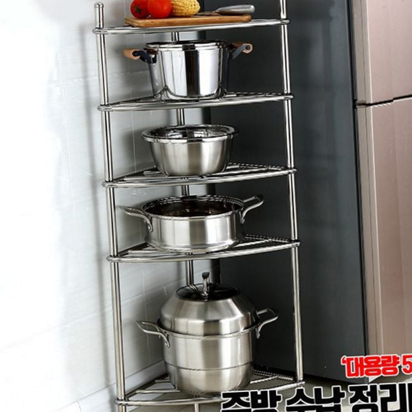 다용도 주방 정리대 스텐 냄비 정리대 후라이팬 도마 - 메인 이미지
