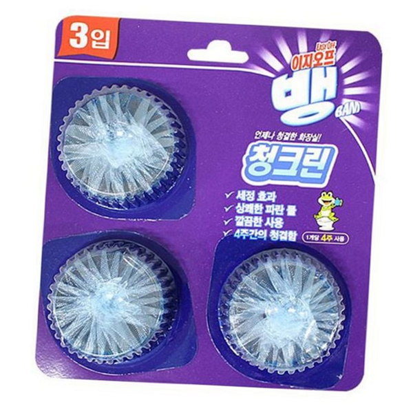 탈취 변기 세정제 클리너 화장실 세정제 악취제거 청소 3p - 상품 이미지