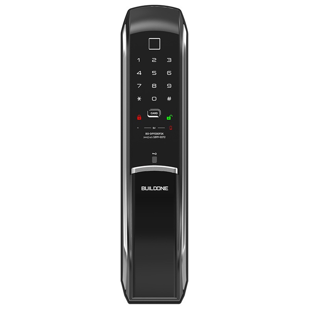 지문인식 푸시풀 디지털 도어락 BO-DP9300FSK 화재감지 아파트 현관문 자가설치 빌드원 - 상세 이미지 2