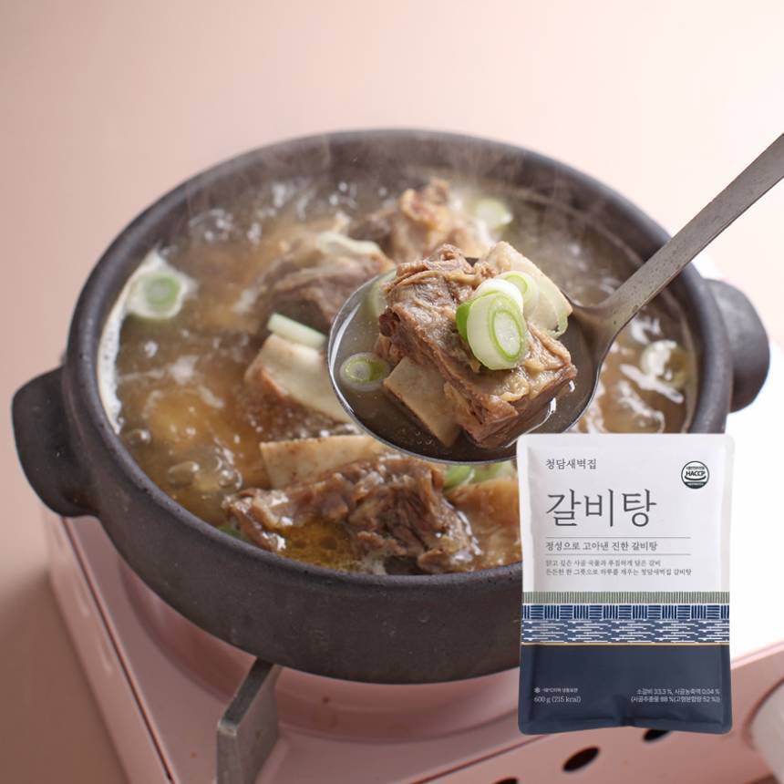 청담새벽집 깔끔하고 시원한 갈비탕 600g, 1개 - 상품 이미지
