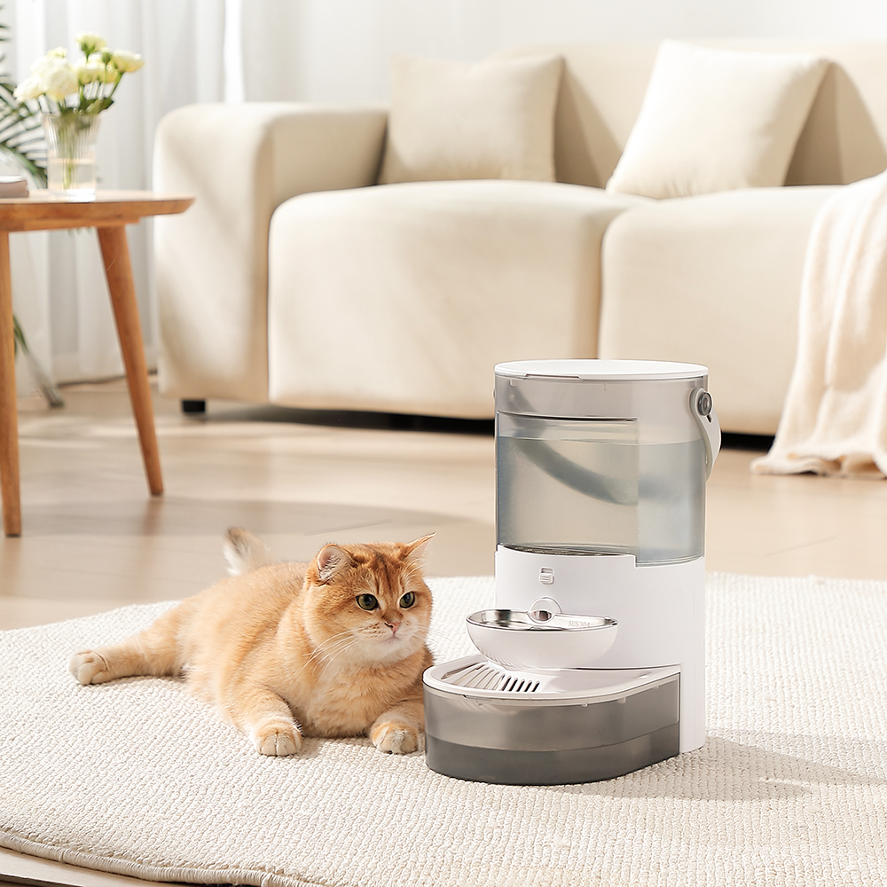 묘향가 고양이 정수기 자동급수기 강아지 음수대 자동센서 필터제로 살균 온열 스탠다드형