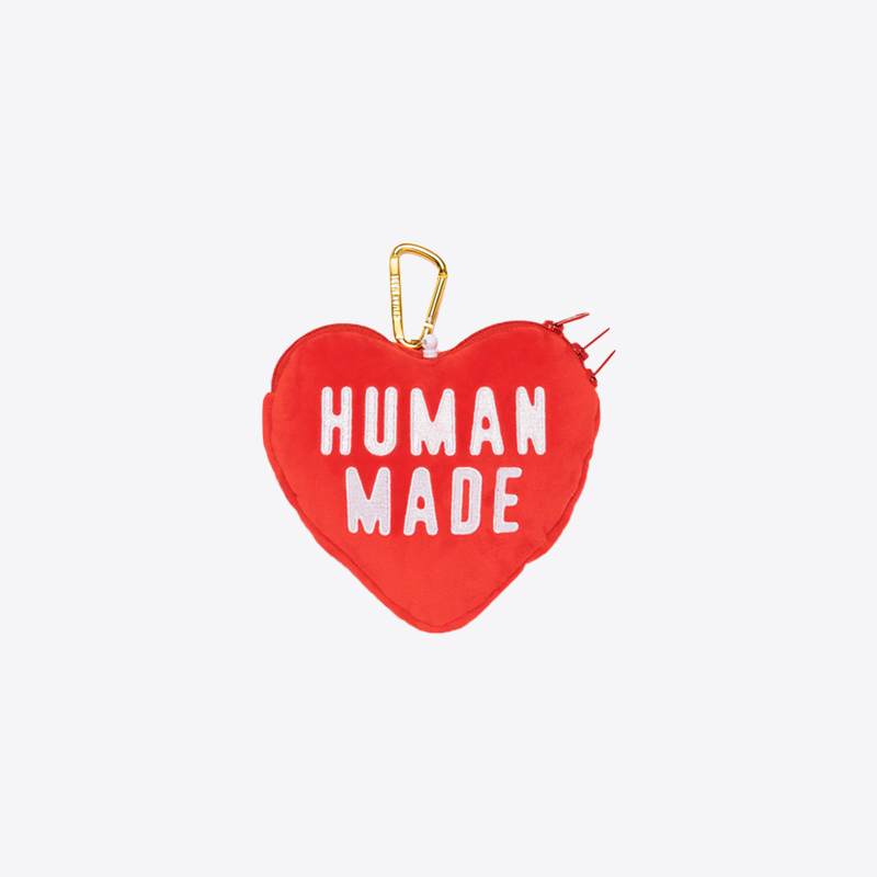 휴먼메이드 하트 패스 케이스 키링 레드 HM30GD133 - 상품 이미지