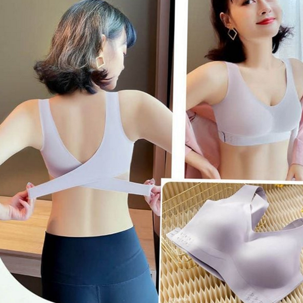 트레이닝 여성 스포츠브라 심리스 노와이어 스포츠브라 조절형 운동용 데 - 상품 이미지