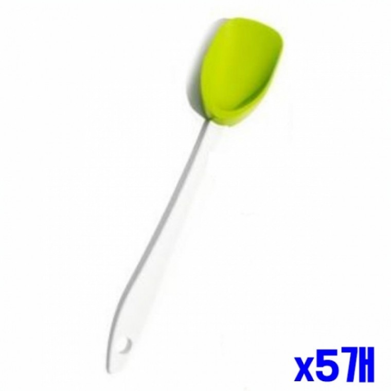 논슬립 안심 실리콘 볶음스푼 요리주걱 x5개 요리스푼 - 메인 이미지