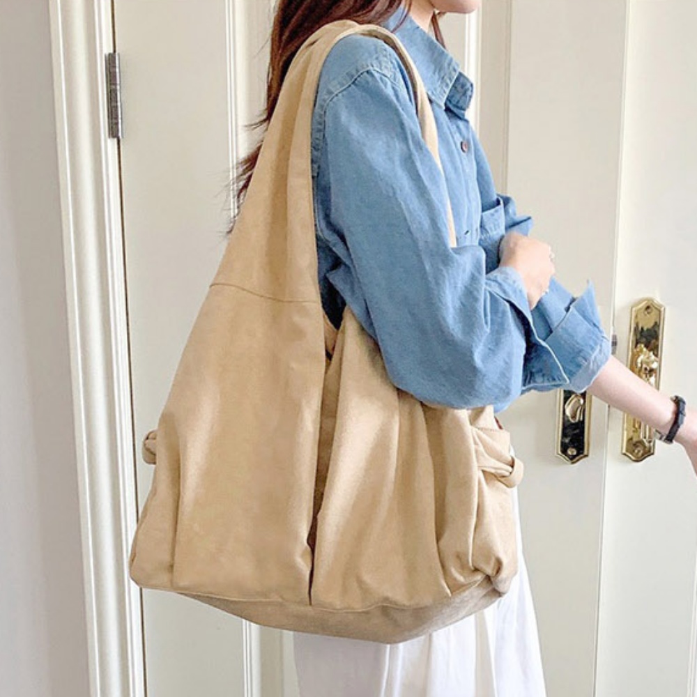 스웨이드 데일리 쇼퍼백 데일리 숄더백 가방 (4color) - 메인 이미지