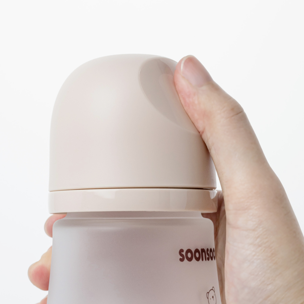 순수아 실리콘 코팅 유리젖병 젖꼭지-160 / 240ml 이미지 8