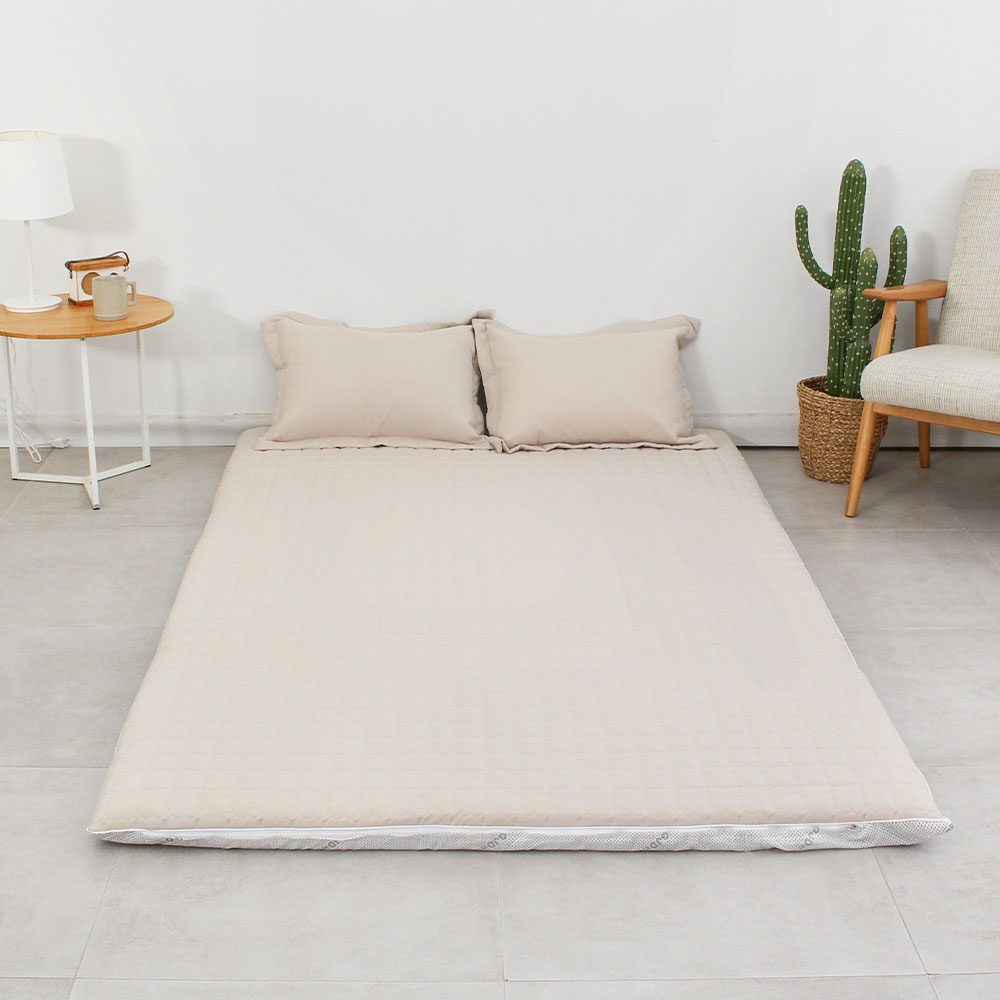 아르떼베딩 바닥에까는 미끄럼방지 누빔 요커버 (요솜없음) 프렌치 5/8cm 공용