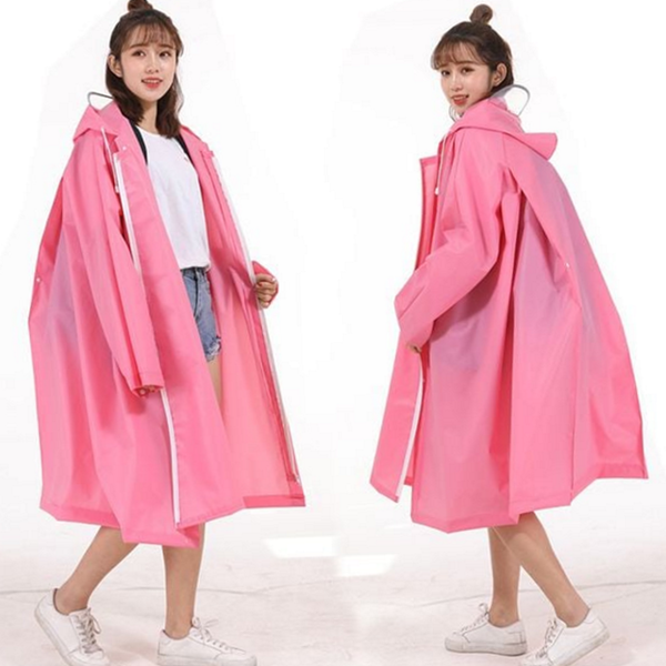 일체형 남여공용 우비 휴대용 자전거용 우비 방수 레인코트 바람막이 간편 - 상품 이미지