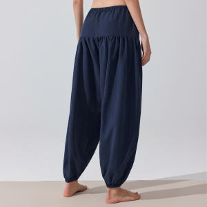 하렘팬츠 와이드 요가 바지 요기니 팬츠 요가복 하의 운동러 솔직 후기 | 실사용 리뷰 - 상품 이미지 3