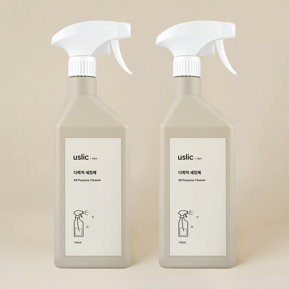 어슬릭 다목적 세정제 기름때제거 찌든때클리너 오븐후드청소 750ml, 2개 - 상품 이미지