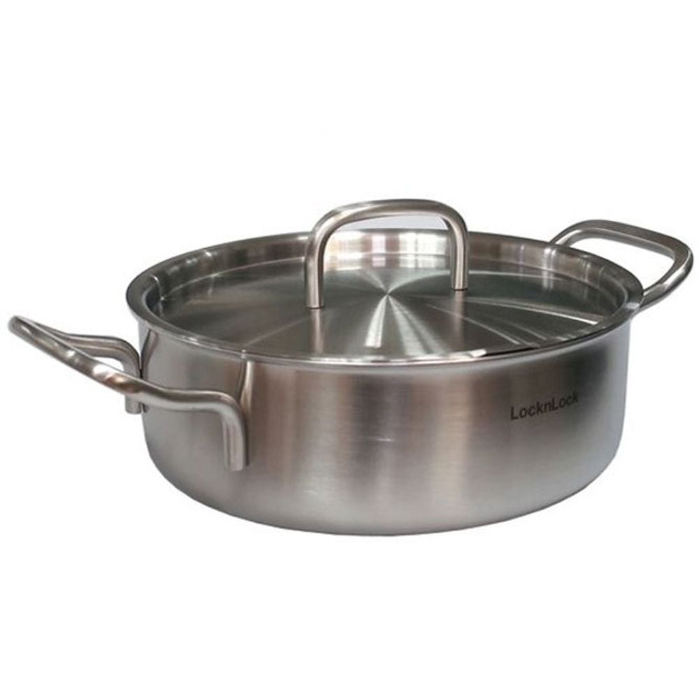 락앤락 인덕션 냄비 찌개 전골 냄비 양수 3중 24cm - 상품 이미지