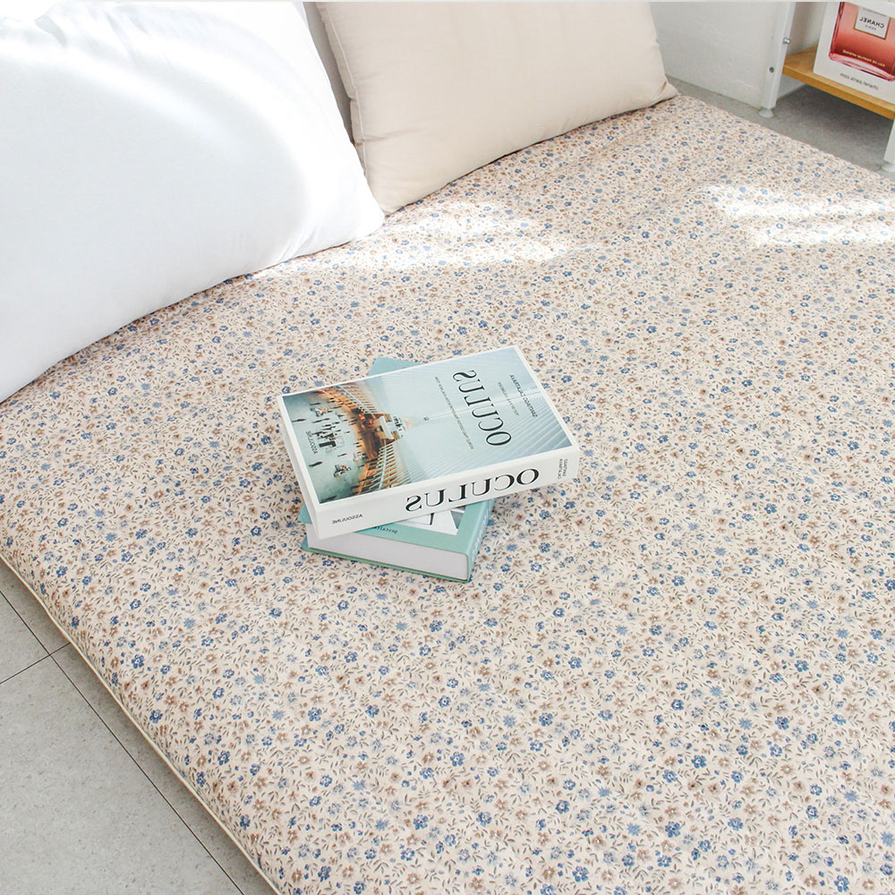 아르떼베딩 바닥에까는 순면 누빔 요커버 (요솜없음) 비올라 5/8cm 공용