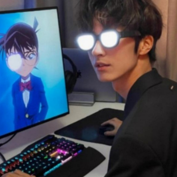 인싸템 led 빛 안경 패션 발광 안경 남녀공용 아이템 - 상품 이미지