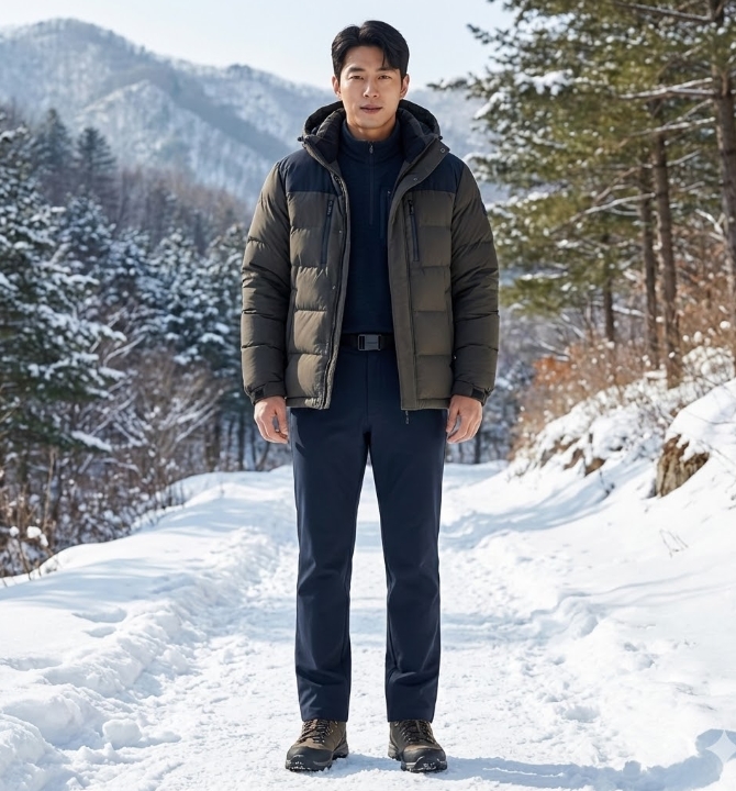 마운티아 남성 겨울 방한 방풍 아웃도어 본딩 등산바지 - 상세 이미지 2