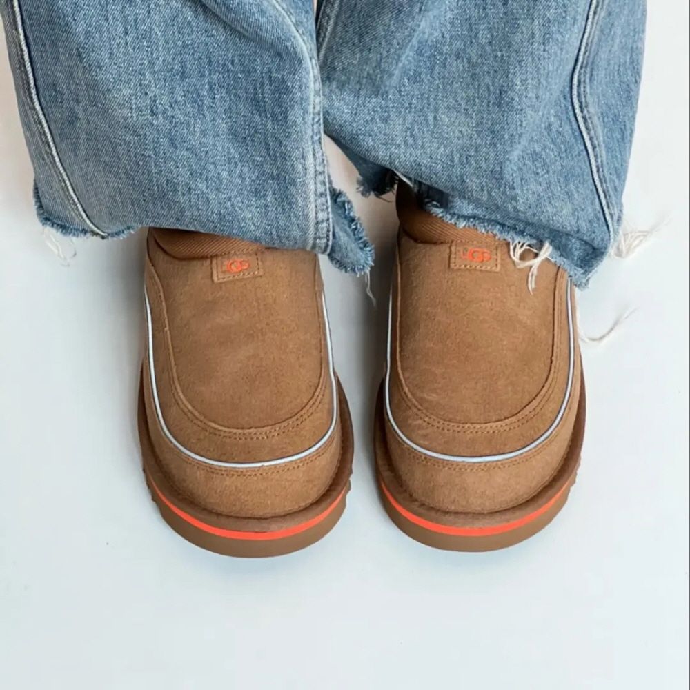 미국 UGG 타스만 칼리 웨이브 슬립온 남녀공용 카멜 1136700 - 상세 이미지 5