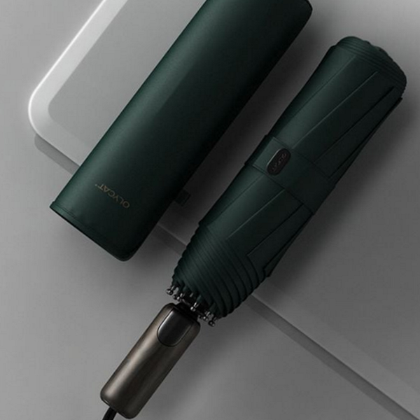 튼튼한 대형 자동 우산 고급 3단 자동 우산 휴대용 접이식 - 메인 이미지