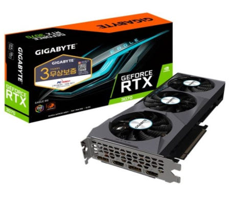 기가바이트 지포스 RTX 3070 EAGLE V2 D6 8GB 그래픽카드