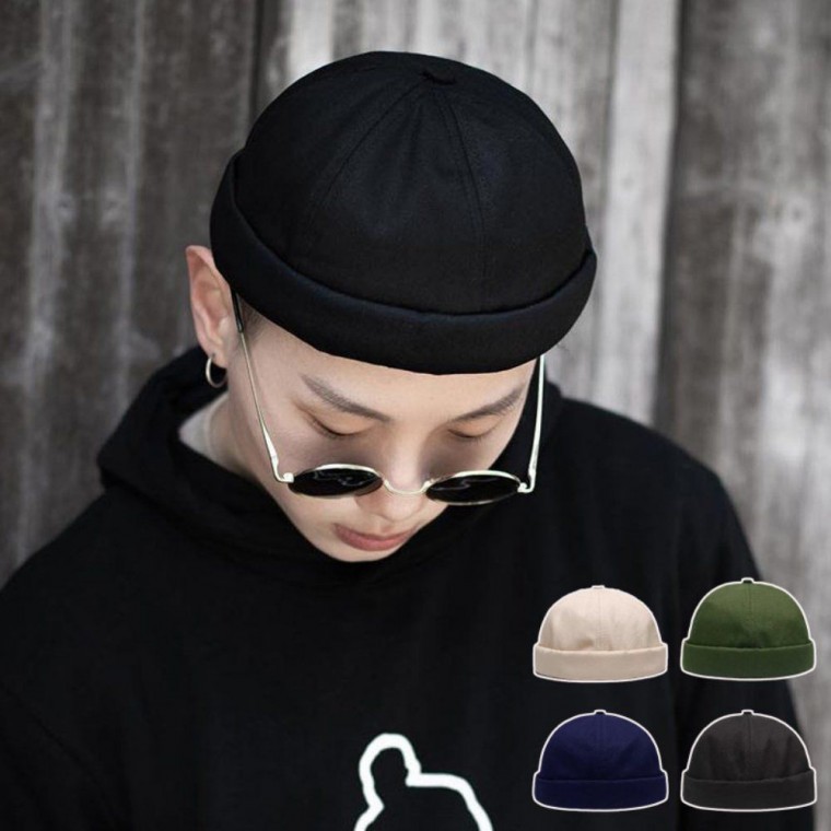 남성 댄디 스타일 베이직 깔끔 디자인 데일리 와치캡 - 상품 이미지