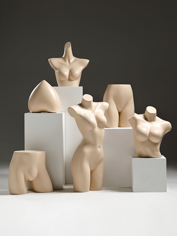 속옷 마네킹 란제리 상반신 모델 스탠드 하체 옷가게 피팅 여성 엉덩이 마네킹 화이트 - 상세 이미지 5