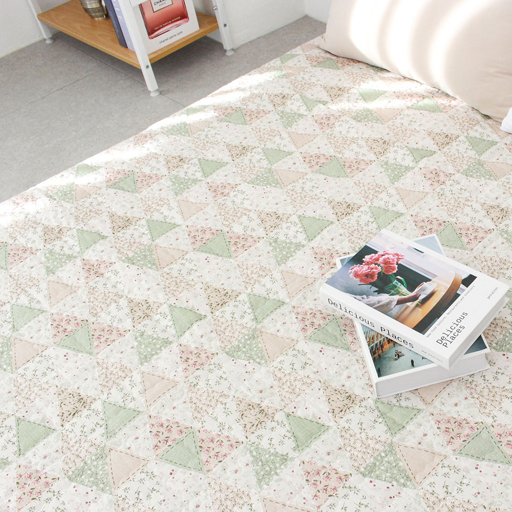 아르떼베딩 포레 요매트(요커버+솜매트) 국산 순면누빔 이불 바닥요