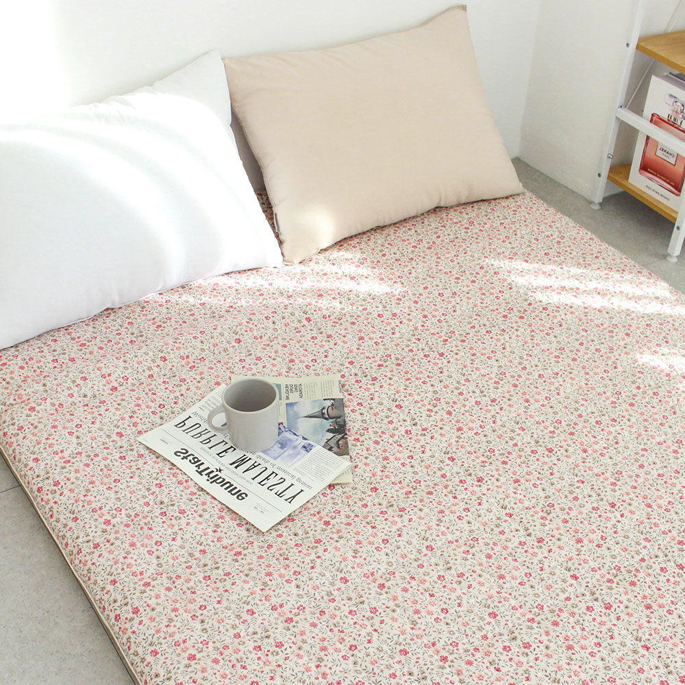 아르떼베딩 바닥에까는 순면 누빔 요커버 (요솜없음) 비올라 5/8cm 공용